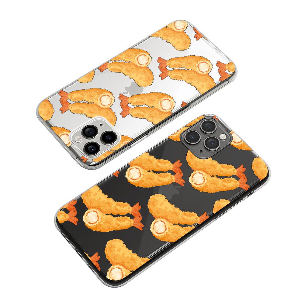 Flour Fried Shrimp For Lunch Clear Soft Case-Oxvistore