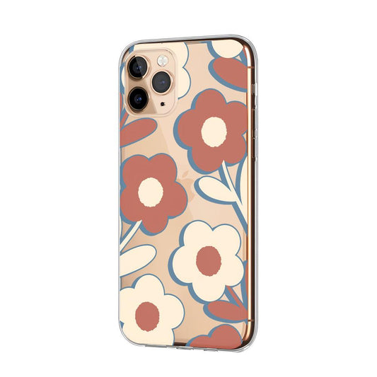 Flower Blue Light from The Sky Clear Soft Case-Oxvistore
