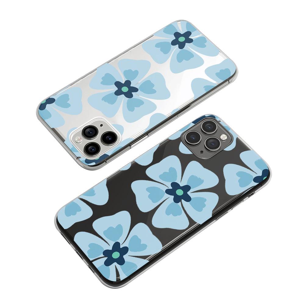 Flower Gradient of The Sea Clear Soft Case-Oxvistore