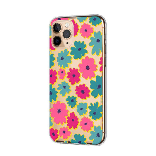 Flower Natural Shine Clear Soft Case-Oxvistore