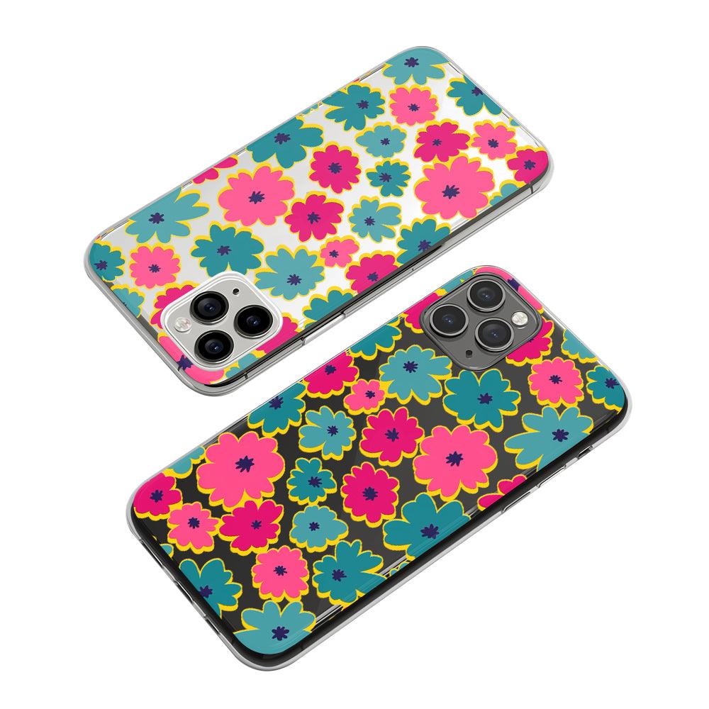 Flower Natural Shine Clear Soft Case-Oxvistore