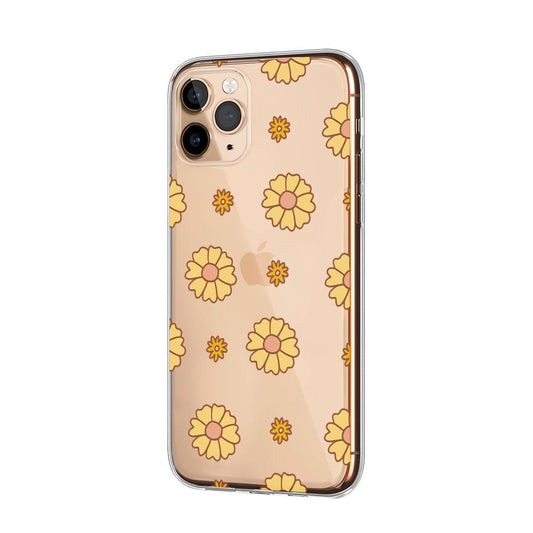 Flower The Golden Sun Clear Soft Case-Oxvistore