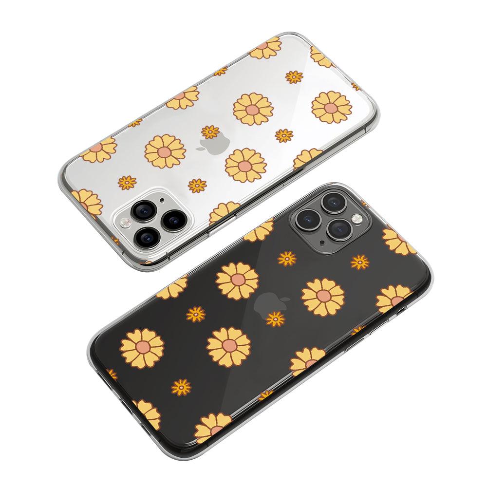 Flower The Golden Sun Clear Soft Case-Oxvistore