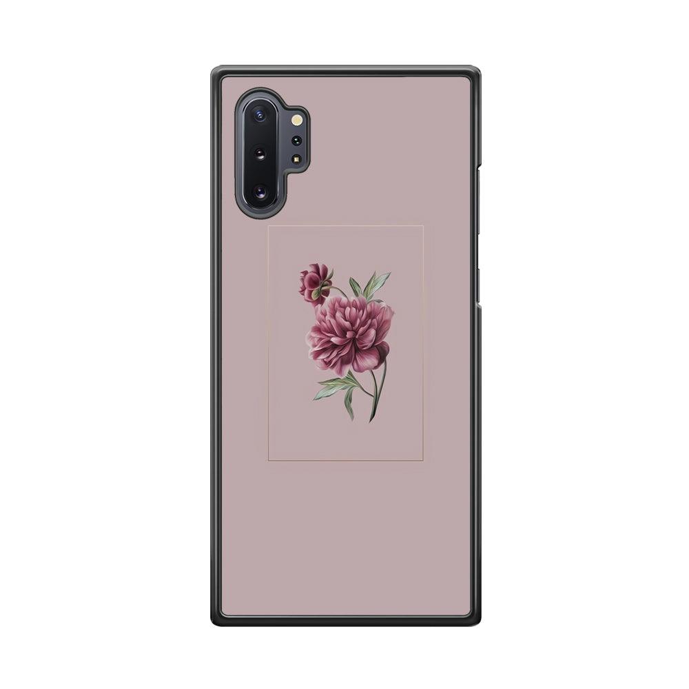 Flower Bucket Violent Passion Samsung Galaxy Note 10 Plus Case-Rubber White (2D Case)-Oxvistore