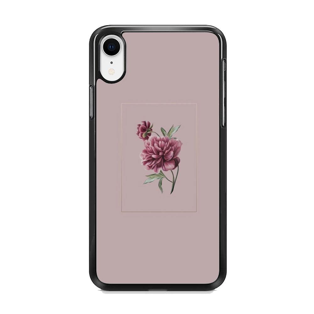 Flower Bucket Violent Passion iPhone XR Case-Rubber Black (2D Case)-Oxvistore