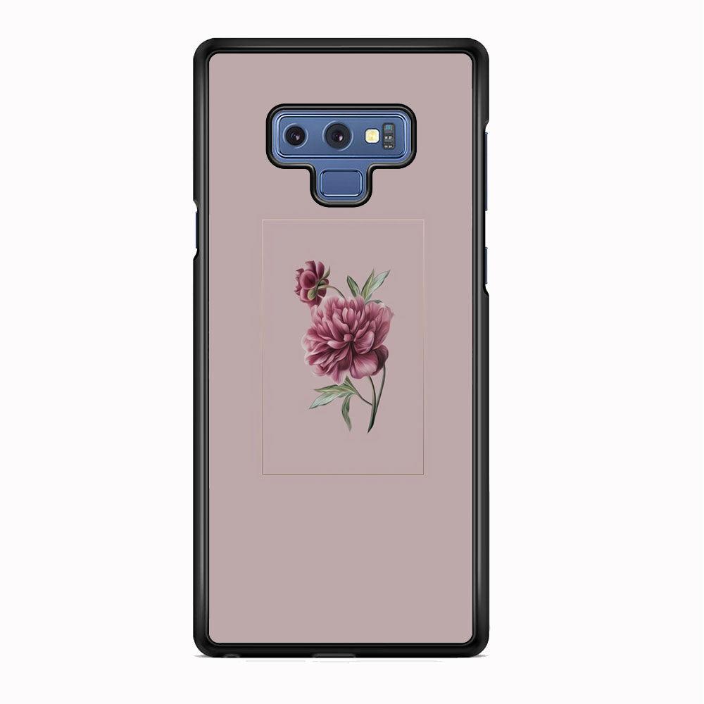 Flower Bucket Violent Passion Samsung Galaxy Note 9 Case-Rubber Black (2D Case)-Oxvistore