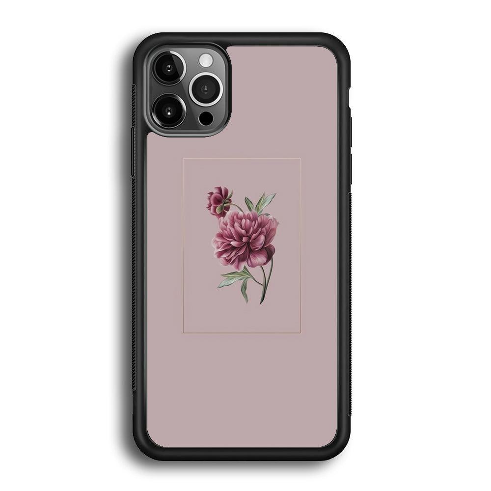 Flower Bucket Violent Passion iPhone 12 Pro Case-Rubber Black (2D Case)-Oxvistore