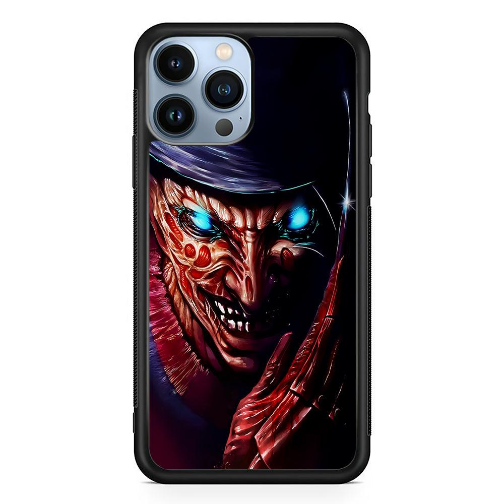 Freddy Krueger A Nightmare 2D Rubber Phone Case-Black-Oxvistore