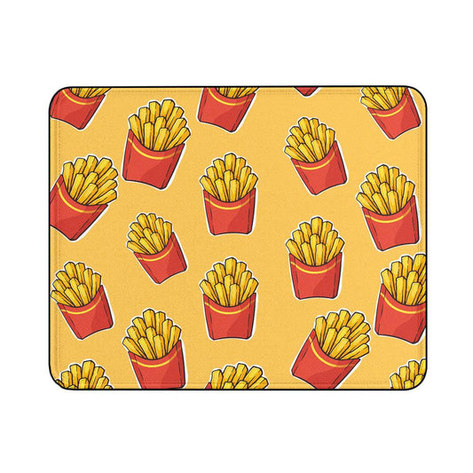 French Fries Fast Food Mouse Pads | Custom Mouse Pad with Non-Slip Rubber Base