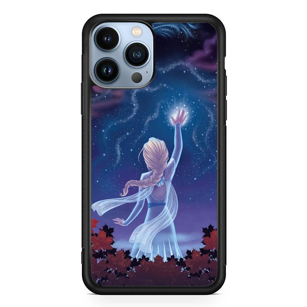 Frozen Catching The Light iPhone 14 Pro Max Case-Rubber Black (2D Case)-Oxvistore