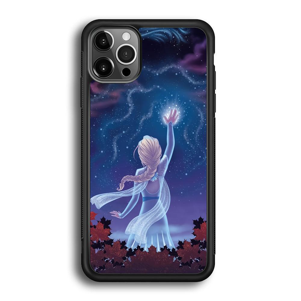 Frozen Catching The Light iPhone 12 Pro Case-Rubber Black (2D Case)-Oxvistore