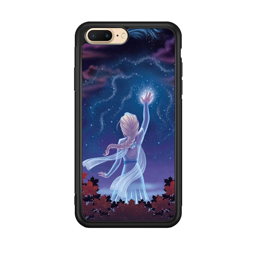 Frozen Catching The Light iPhone 8 Plus Case-Rubber Black (2D Case)-Oxvistore