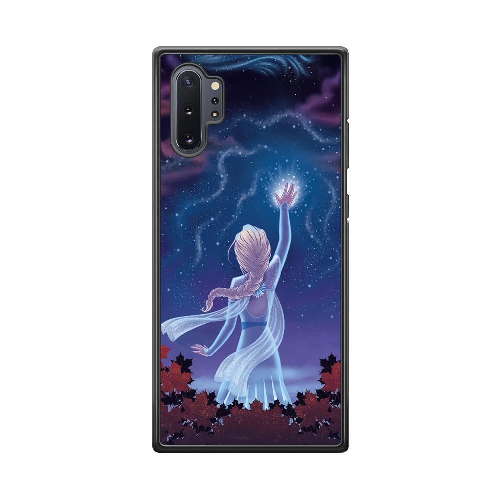 Frozen Catching The Light Samsung Galaxy Note 10 Plus Case-Rubber Black (2D Case)-Oxvistore