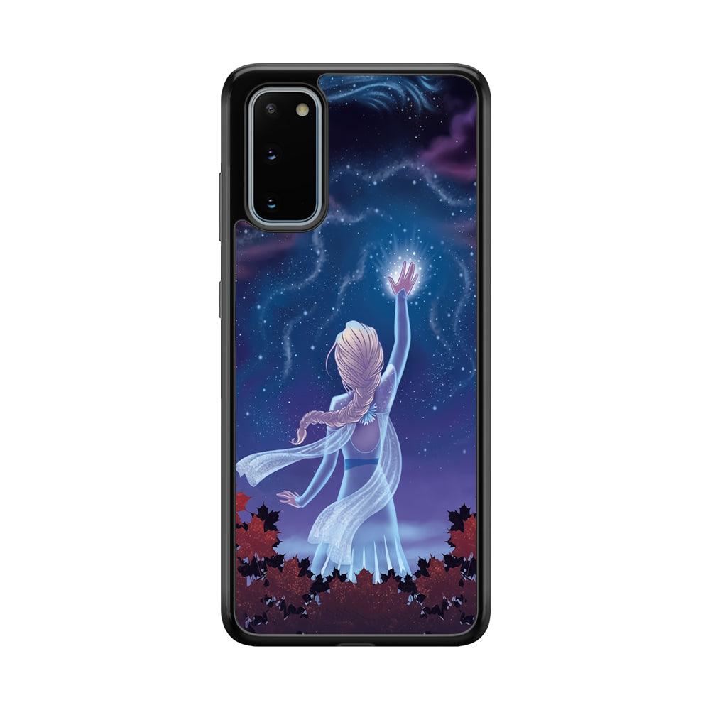 Frozen Catching The Light Samsung Galaxy S20 Case-Rubber Black (2D Case)-Oxvistore