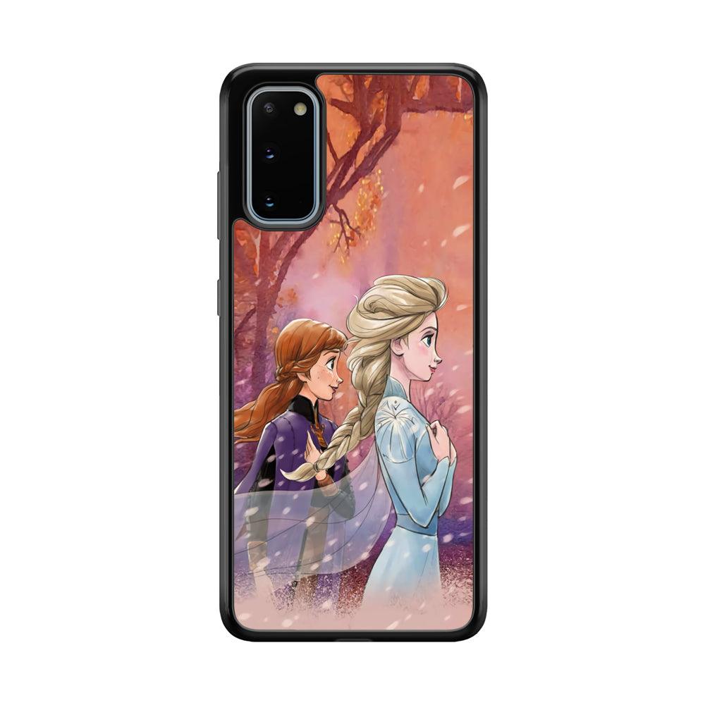 Frozen See Happiness Thing Samsung Galaxy S20 Case-Rubber Black (2D Case)-Oxvistore