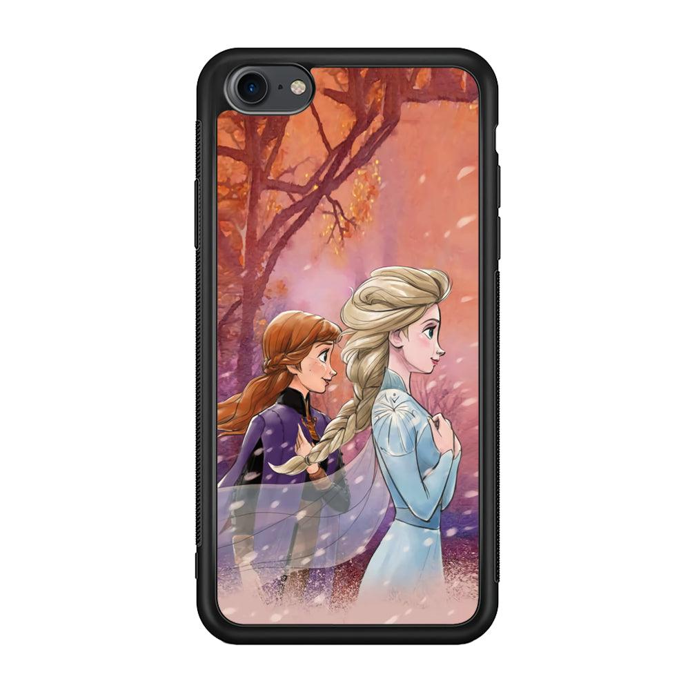 Frozen See Happiness Thing iPhone 8 Case-Rubber Black (2D Case)-Oxvistore