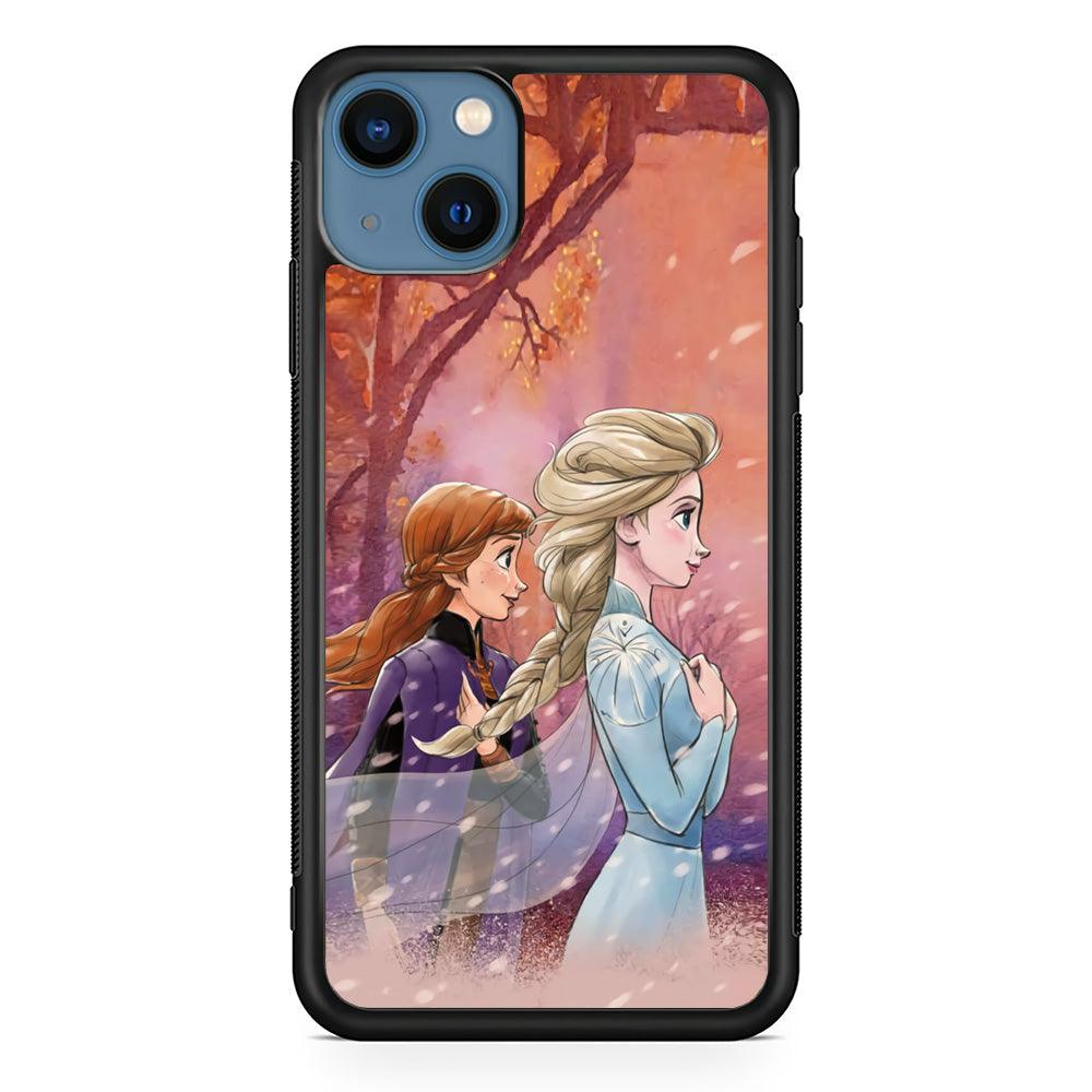 Frozen See Happiness Thing iPhone 14 Case-Rubber Black (2D Case)-Oxvistore