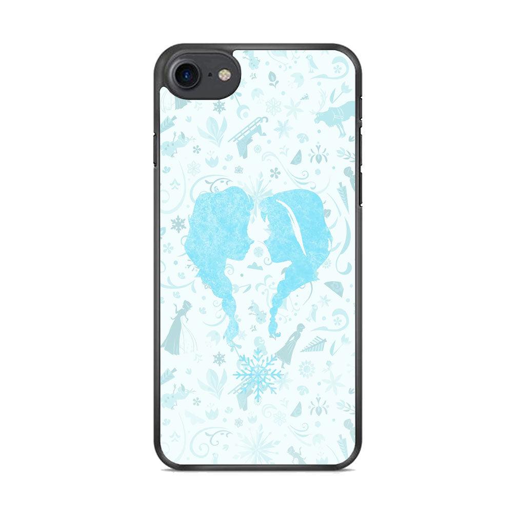 Frozen The Daughter's iPhone 8 Case-Rubber Black (2D Case)-Oxvistore