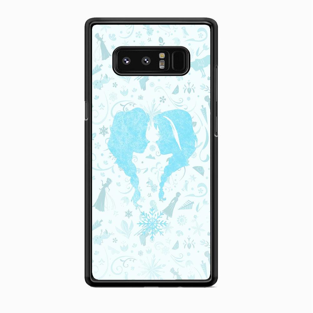 Frozen The Daughter's Samsung Galaxy Note 8 Case-Rubber Black (2D Case)-Oxvistore