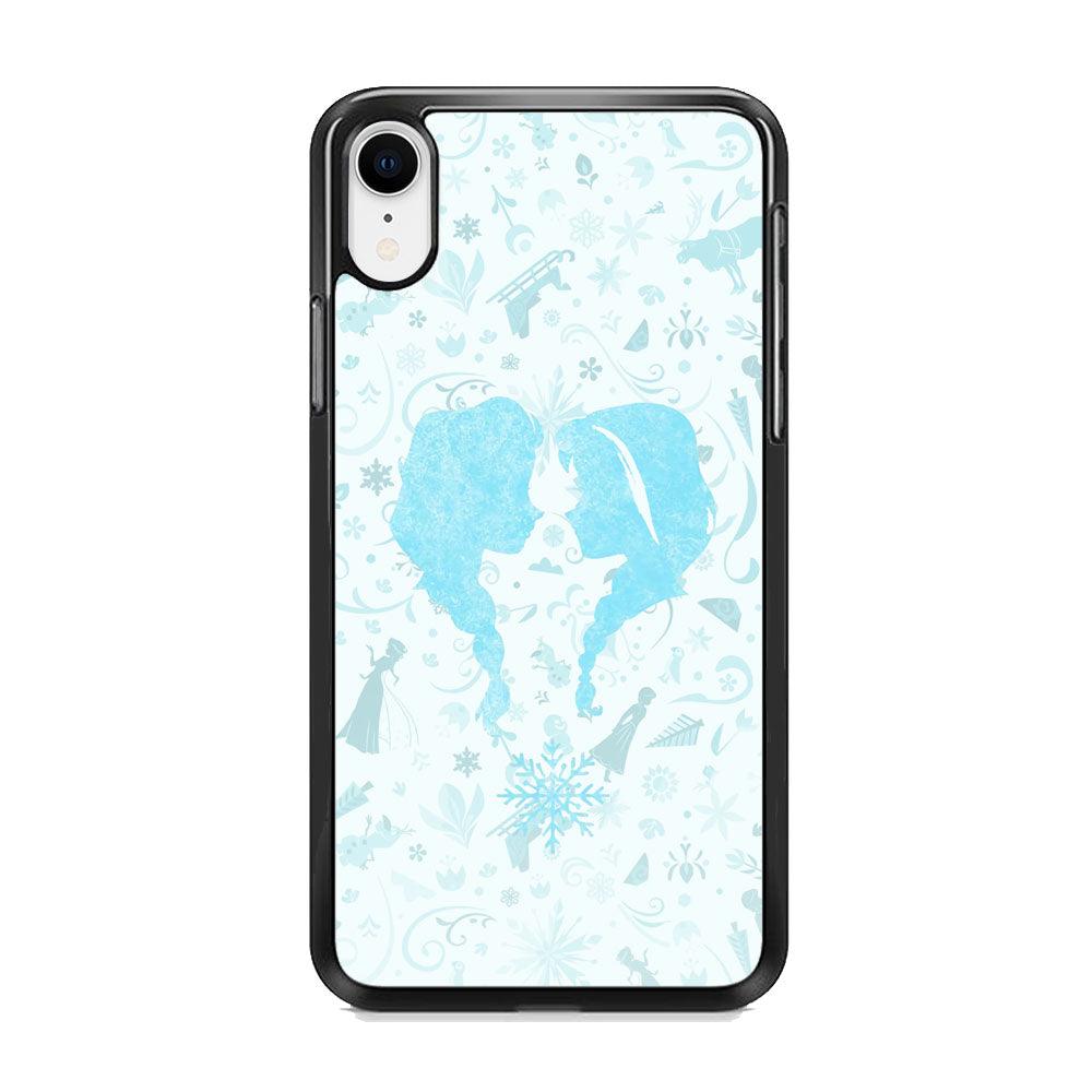 Frozen The Daughter's iPhone XR Case-Rubber Black (2D Case)-Oxvistore