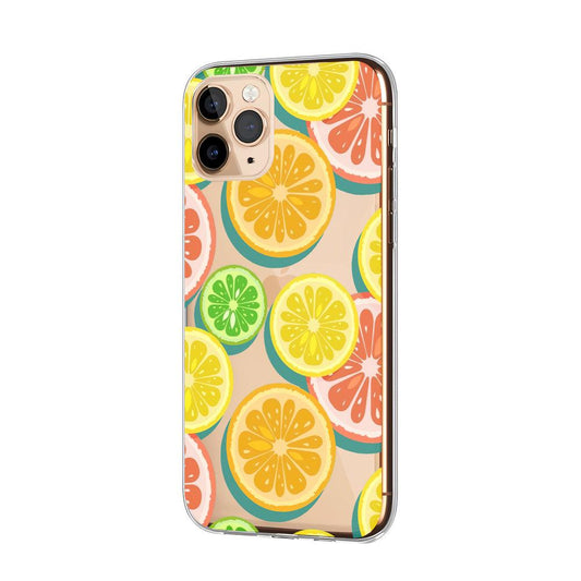 Fruit Colorfull Piece of Citrus Clear Soft Case-Oxvistore