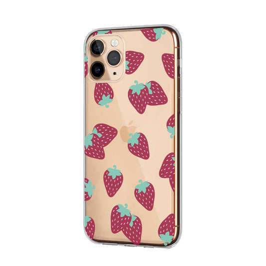 Fruit Freshness of Strawberry Clear Soft Case-Oxvistore