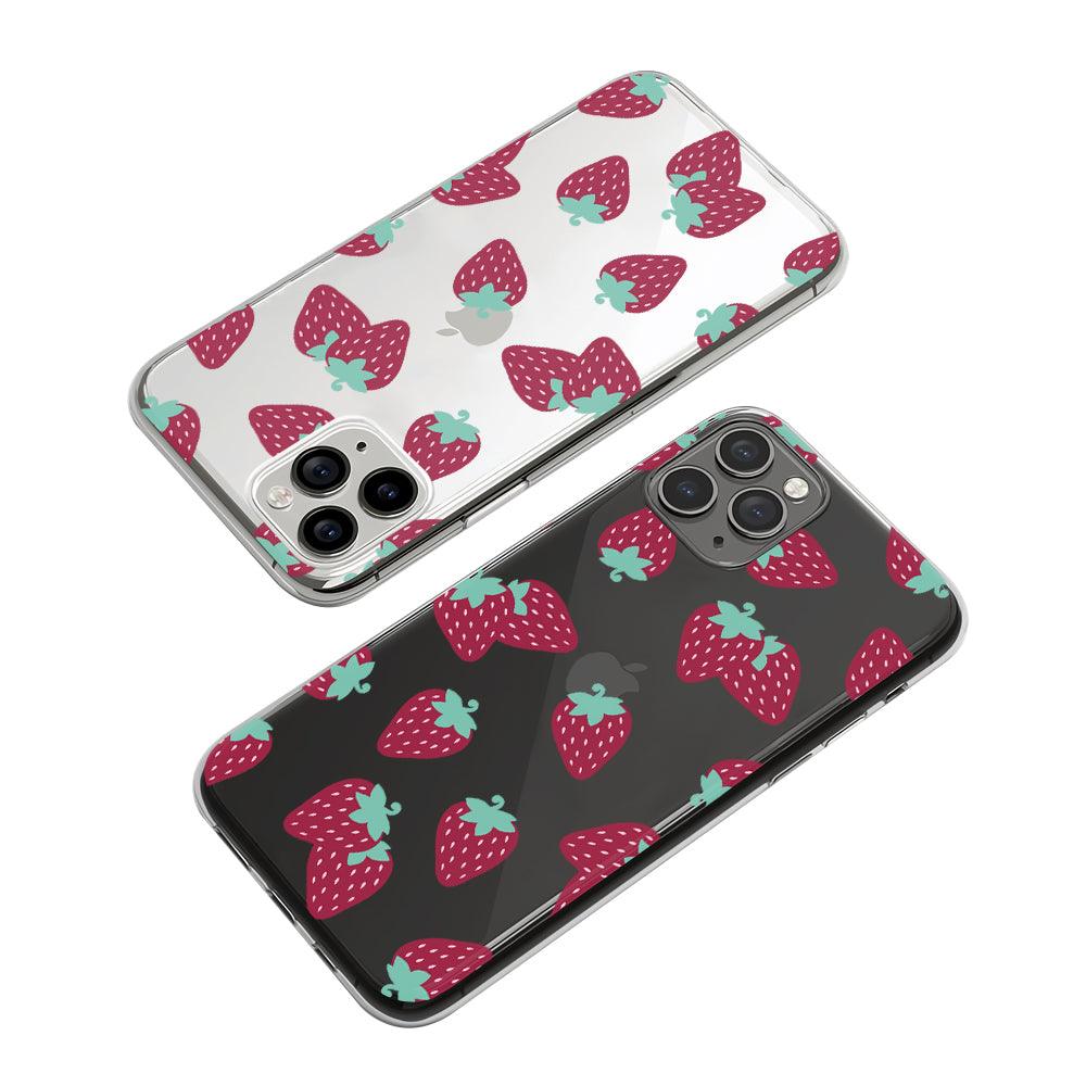 Fruit Freshness of Strawberry Clear Soft Case-Oxvistore