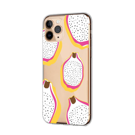 Fruit Lightning White Dragon Fruit Clear Soft Case-Oxvistore