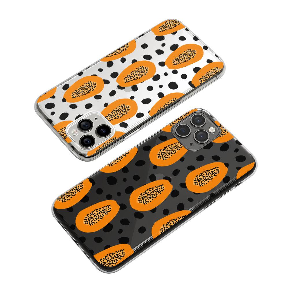 Fruit Papaya Tropical Clear Soft Case-Oxvistore