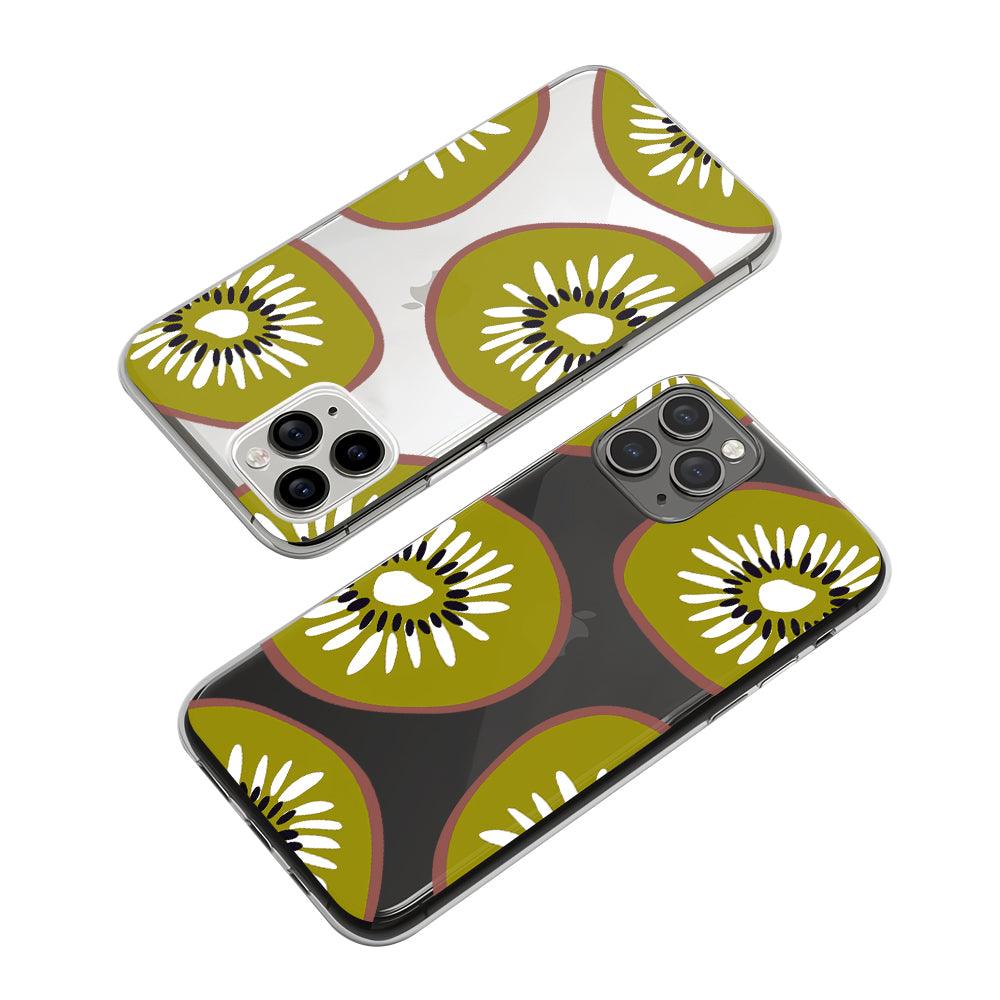 Fruit Slice Art of Kiwi Clear Soft Case-Oxvistore