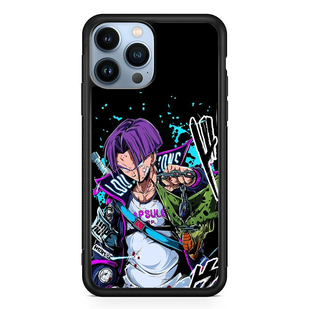 Future Trunks Stylish 2D Rubber Phone Case-Black-Oxvistore