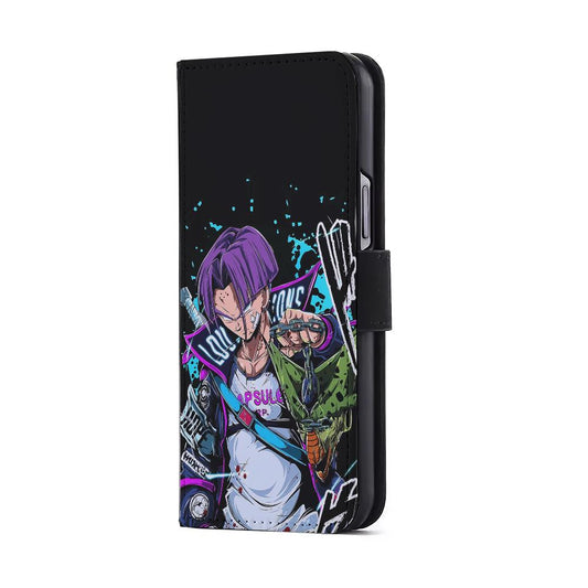 Future Trunks Stylish Flip Wallet Phone Case-Oxvistore