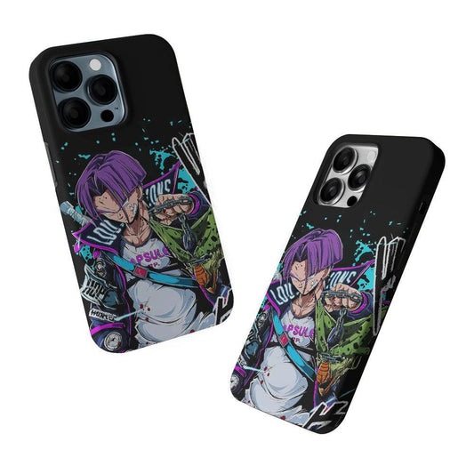 Future Trunks Stylish 2 in 1 Tough Phone Case-Oxvistore
