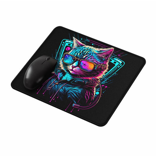 Futuristic Alpha Cat Mouse Pads-Oxvistore