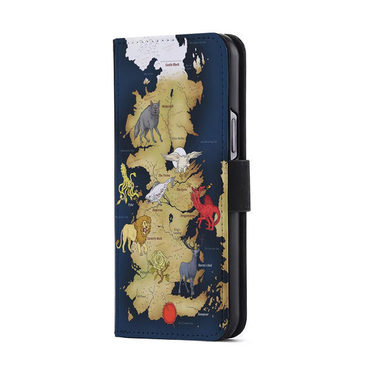 Game of Thrones Map of Westeros Flip Wallet Phone Case-Oxvistore