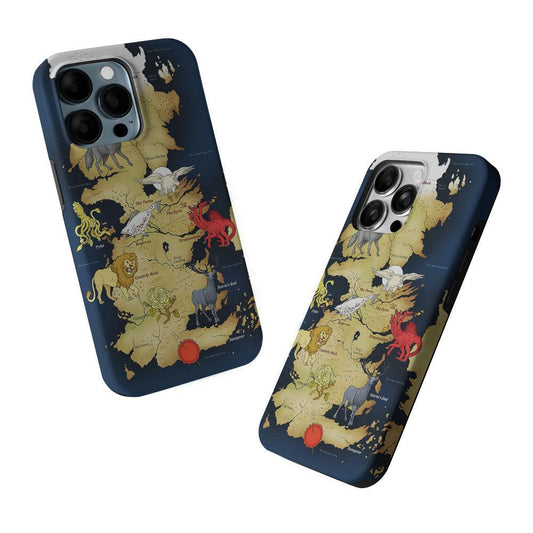 Game of Thrones Map of Westeros 2 in 1 Tough Phone Case-Oxvistore
