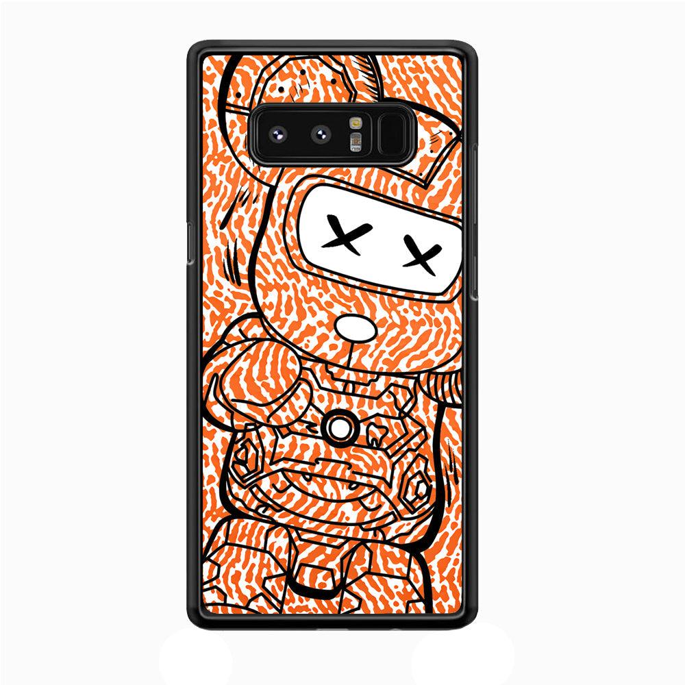 Giant Robot Doll Samsung Galaxy Note 8 Case-Rubber Black (2D Case)-Oxvistore