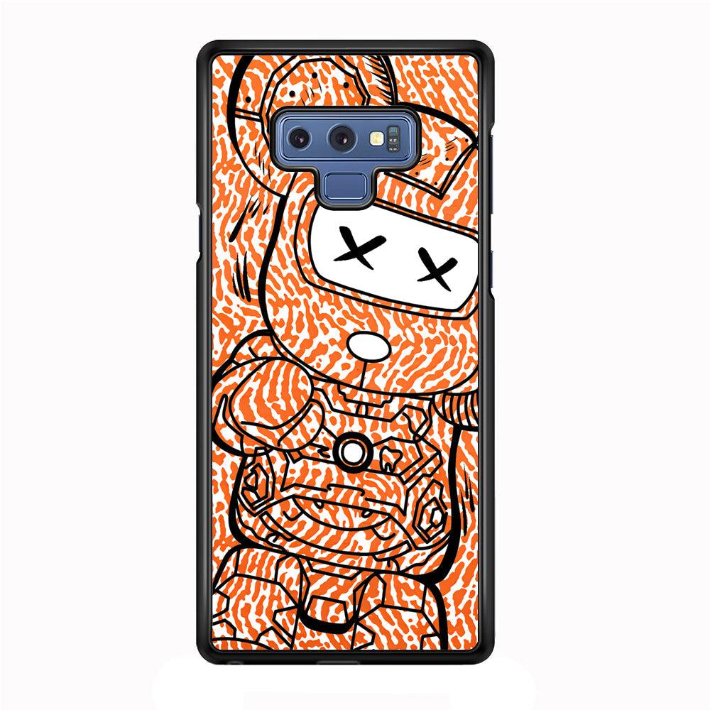 Giant Robot Doll Samsung Galaxy Note 9 Case-Rubber Black (2D Case)-Oxvistore