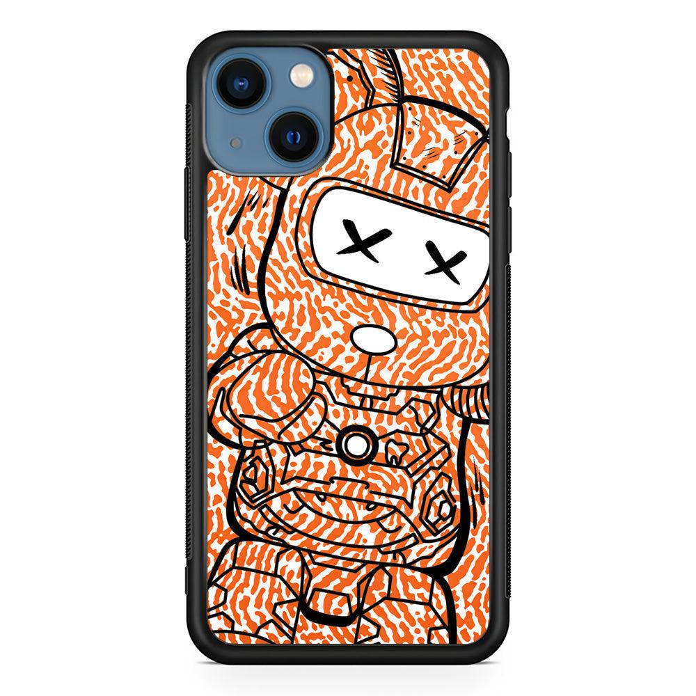 Giant Robot Doll iPhone 15 Plus Case-Rubber White (2D Case)-Oxvistore