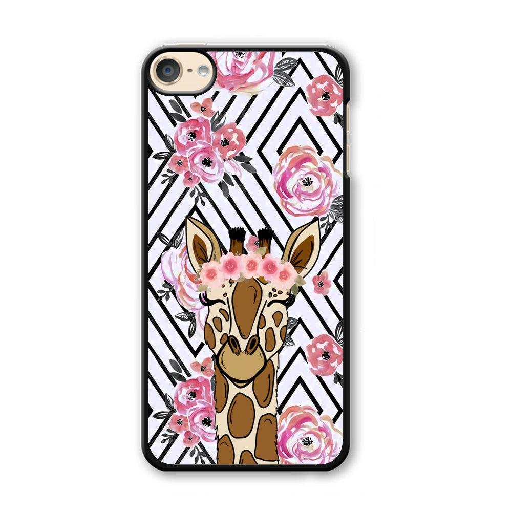 Giraffe Pics of Beauty iPod Touch 6 Case-Plastic Black (2D Case)-Oxvistore