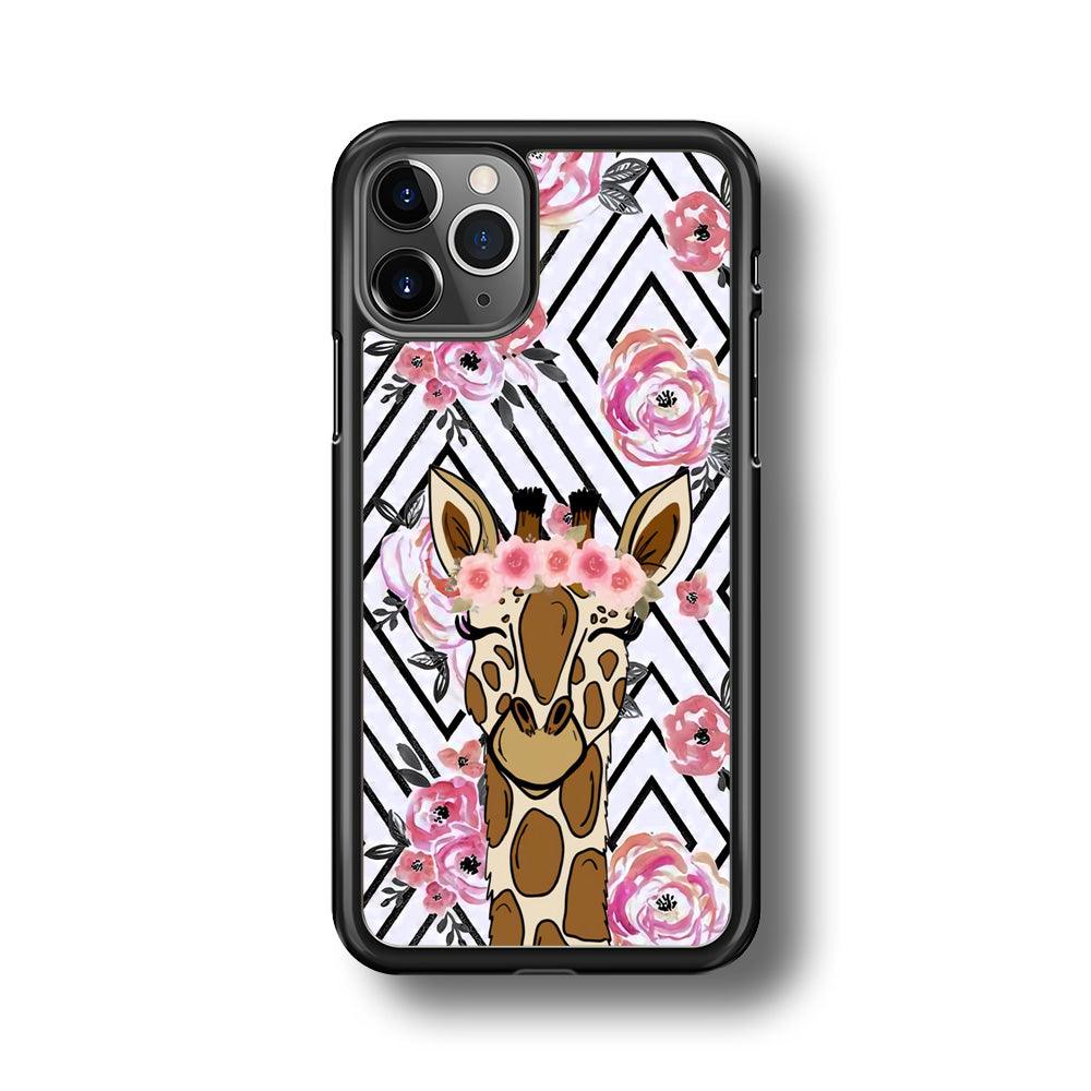 Giraffe Pics of Beauty iPhone 11 Pro Case-Rubber Black (2D Case)-Oxvistore