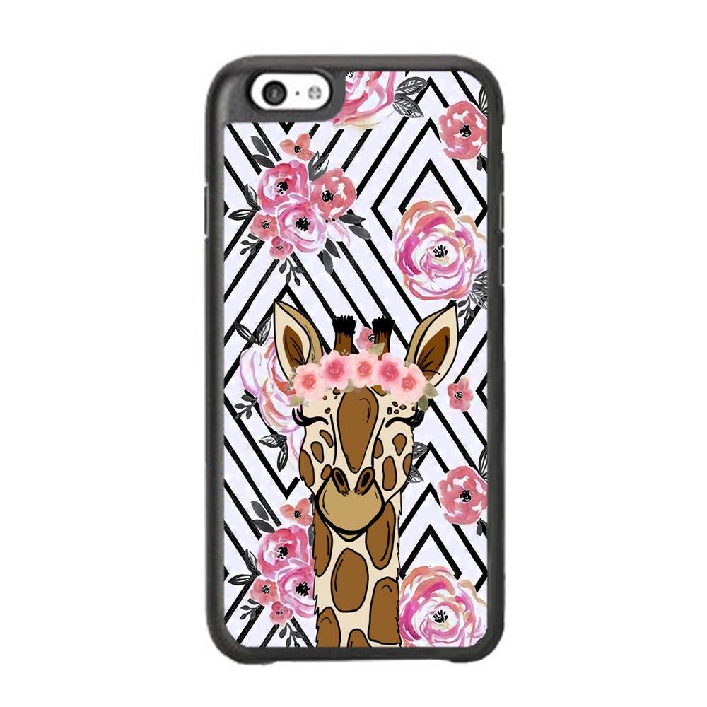 Giraffe Pics of Beauty iPhone 6 Plus | 6s Plus Case-Rubber Black (2D Case)-Oxvistore