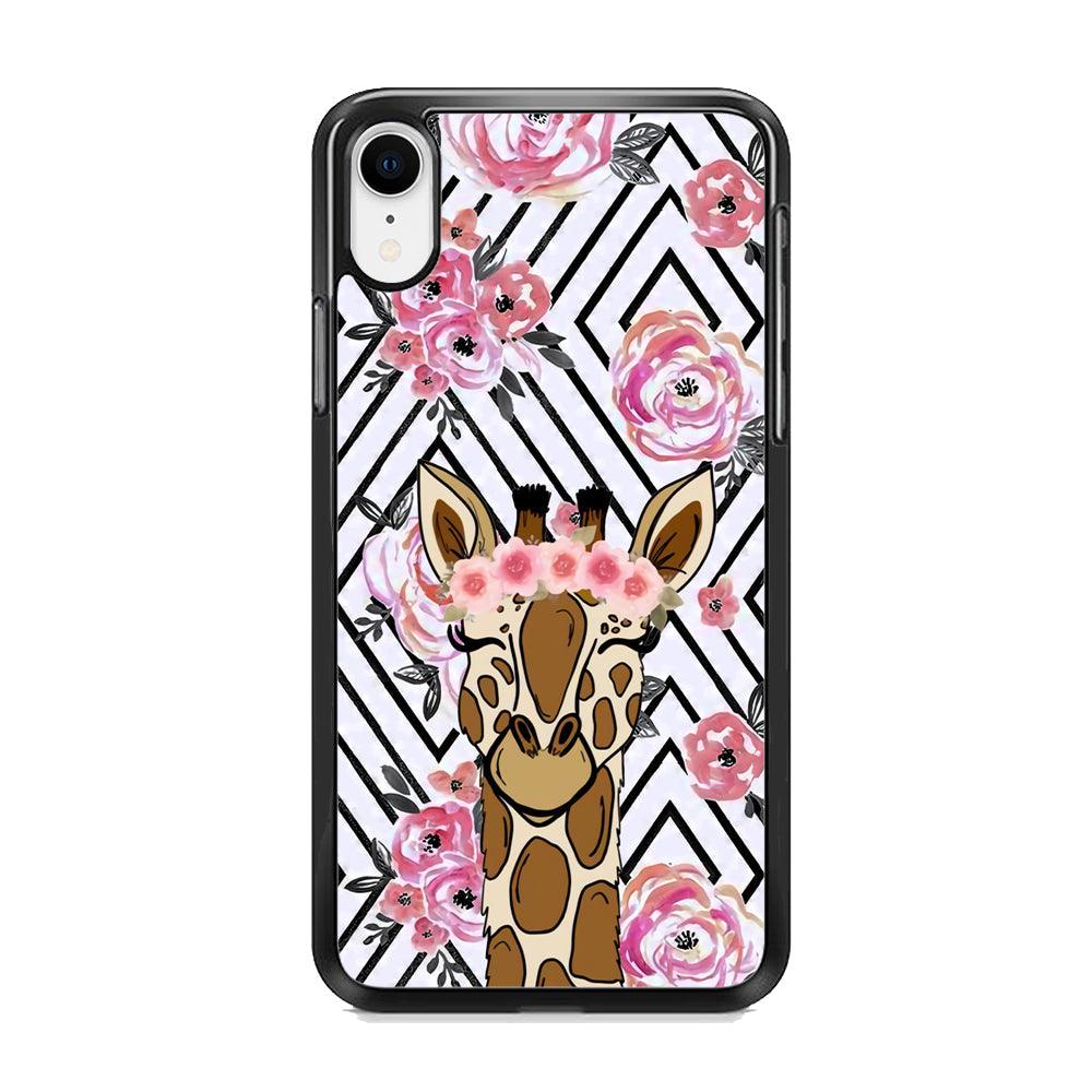 Giraffe Pics of Beauty iPhone XR Case-Tempered Glass Case-Oxvistore
