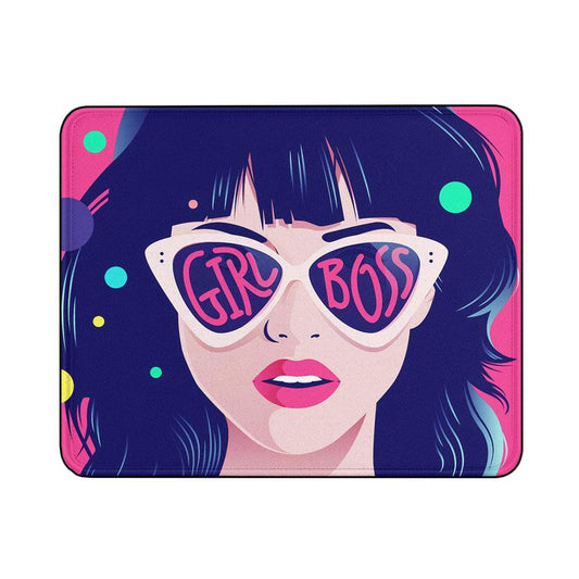 Girl Boss Feminism Mouse Pads | Custom Mouse Pad with Non-Slip Rubber Base