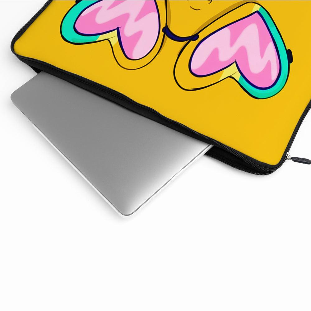 Girl Glasses Pop Art Laptop Sleeve Protective Cover-Oxvistore