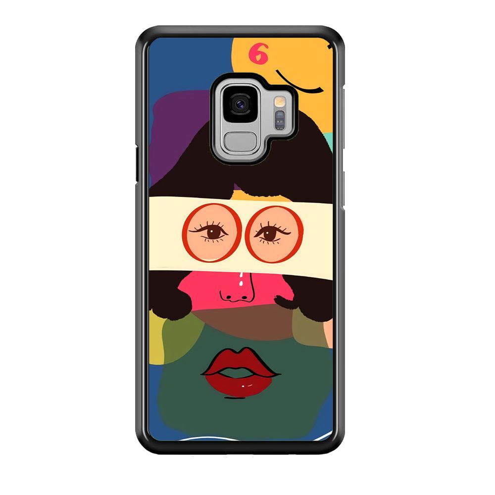 Girly Charm of The Five Senses Samsung Galaxy S9 Case-Rubber Black (2D Case)-Oxvistore