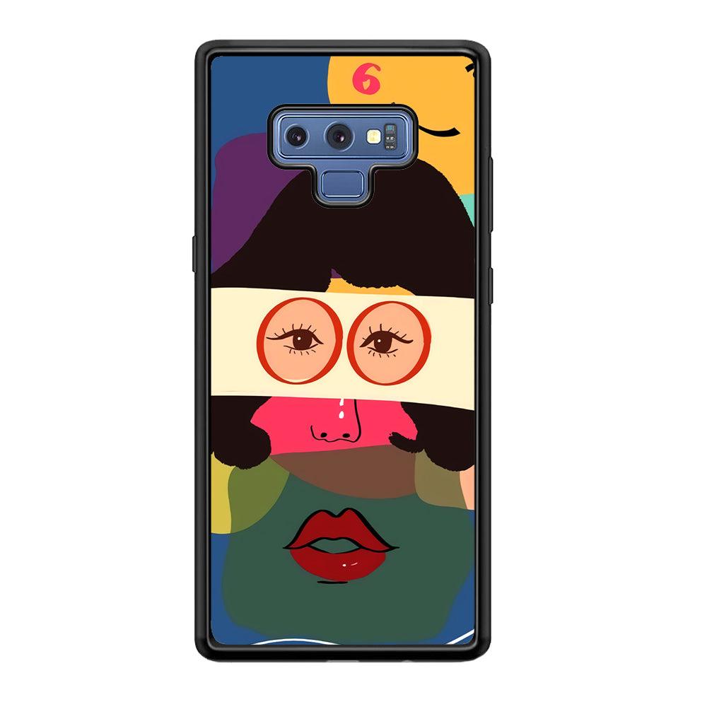 Girly Charm of The Five Senses Samsung Galaxy Note 9 Case-Rubber Black (2D Case)-Oxvistore
