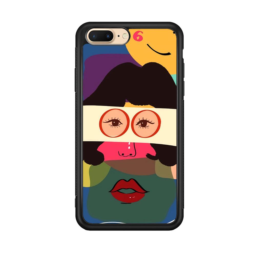 Girly Charm of The Five Senses iPhone 7 Plus Case-Rubber Black (2D Case)-Oxvistore