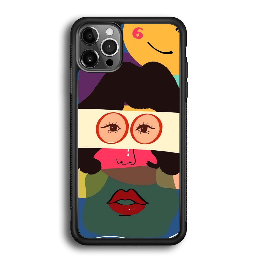 Girly Charm of The Five Senses iPhone 12 Pro Case-Rubber Black (2D Case)-Oxvistore