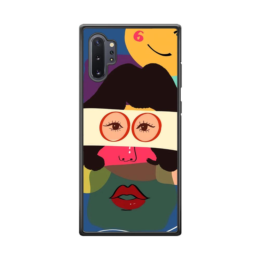 Girly Charm of The Five Senses Samsung Galaxy Note 10 Plus Case-Rubber Black (2D Case)-Oxvistore